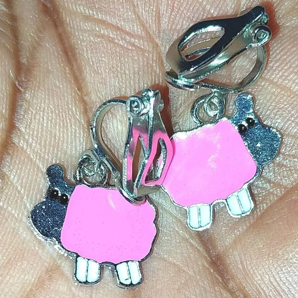 Super cute kid's fashion clip-on earrings